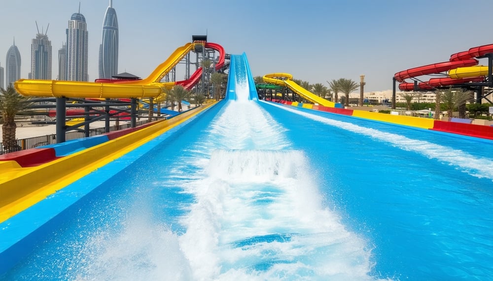 Dubai water attractions with rides and wave pools Dubai water attractions with rides and wave pools